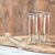 Champagnerflöten aus mundgeblasenem Glas, (4er-Set) - Klare Champagnerflöten aus Guatemala (4er-Set)