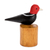 Wood pencil holder, 'Bird in My Garden' - Colorful Hand Carved Costa Rican Bird Wood Pencil Holder (image 2b) thumbail