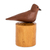 Wood pencil holder, 'Clay coloured Thrush' - Hand Carved Costa Rican Clay coloured Thrush Pencil Holder