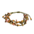 Unakite beaded wristband bracelet, 'Natural Allure in Olive' - Natural Unakite Beaded Bracelet (image 2b) thumbail