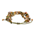 Unakite beaded wristband bracelet, 'Natural Allure in Olive' - Natural Unakite Beaded Bracelet (image 2c) thumbail