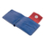 Leather wallet, 'Essential in Blue' - Blue Leather Wallet from Costa Rica (image 2b) thumbail