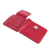 Ledergeldbörse - Handgefertigte Geldbörse aus rotem Leder
