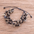 Dalmatiner-Jaspis-Perlenarmband - handgefertigtes Dalmatiner-Jaspis-Armband