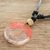 Handcrafted pendant necklace, 'Arbol de la Vida in Red' - Tree of Life Pendant Necklace