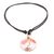 Handcrafted pendant necklace, 'Arbol de la Vida in Red' - Tree of Life Pendant Necklace