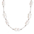 collar de eslabones de perlas cultivadas - collar barroco de perlas cultivadas