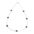 Cultured pearl beaded necklace, 'Shades of Grey' - Dark Grey Cultured Pearl Necklace