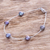 Pulsera con cuentas de perlas cultivadas - Pulsera de perlas de pavo real