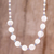 collar de perlas cultivadas - Collar de hilo con perlas cultivadas