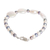 Cultured pearl beaded bracelet, 'Coin of the Realm' - Cultured Coin Pearl Bracelet (image 2b) thumbail