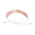Beaded wristband bracelet, 'Pure Pink' - Artisan Crafted Beaded Bracelet (image 2c) thumbail