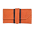 Leather wallet, 'Sweet Orange' - Long Trifold Wallet in Orange Leather