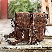 Nicaragua Turquoise and Brown Women\'s Bag Montezuma main image 2