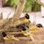 Ceramic ornaments, 'Christmas Quail' (set of 4) - Hand Crafted Quail Ornaments (Set of 4)