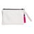 Cotton cosmetic bag, 'Monarch' - Block Print Cosmetic Bag (image 2d) thumbail