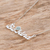 Jade pendant necklace, 'Being Kind' - Kindness Themed Jade Necklace