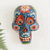 Wood mask, 'Always Remember Me' - Hand Painted Skull Mask thumbail