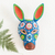 Wood mask, 'Tradition and Color' - Wood Donkey Mask from Guatemala (image 2) thumbail