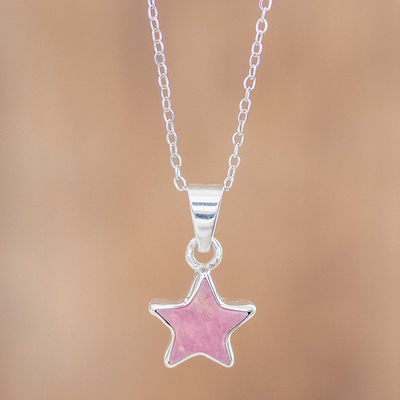 Amazon.com: NUEAYMS Pink Star Pendant Necklace Lace Up Pink Rope Knotted  Bowknot Choker Adjustable Chain Sweet Cool Jewelry: Clothing, Shoes &  Jewelry