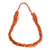 Glass beaded long necklace, 'Rich Harvest' - Handmade Long Bead Necklace (image 2a) thumbail