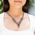 Beaded pendant necklace, 'Fiesta Time' - Multicolored Beaded Necklace (image 2c) thumbail