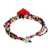 Beaded charm bracelet, 'Vibrant Love' - Artisan Crafted Bead Charm Bracelet (image 2c) thumbail