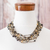 Beaded torsade necklace, 'Black and Gold' - Gold and Black Bead Necklace (image 2j) thumbail