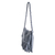 Cotton blend shoulder bag, 'Cartago Grey' - Handwoven Eco Friendly Grey Shoulder Bag from Costa Rica (image 2b) thumbail