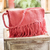 Cotton blend shoulder bag, 'Cartago Pink' - Handwoven Eco Friendly Pink Shoulder Bag from Costa Rica thumbail