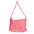 Cotton blend shoulder bag, 'Cartago Pink' - Handwoven Eco Friendly Pink Shoulder Bag from Costa Rica (image 2c) thumbail