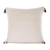 Cotton throw pillow cover, 'Zig Zag Silhouette' - 100% Handwoven Cotton Throw Pillow Cover From Guatemala