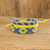 Makramee-Armbänder, 'Seashore Sights' (3er-Set) - Blaue und gelbe Makramee-Armbänder (3er-Set)