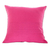 Cotton cushion cover, 'Little Bows' - Fuchsia Dominant Multicolored Hand Woven Throw Pillow Cover