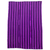 Manta de tiro de algodón, 'Village Purple' - Manta de tiro tejida con telar de algodón 100% a rayas moradas