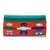 Cotton wallet, 'Childhood Memories' - Hand Woven Cotton Billfold Wallet With Images of Children