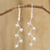 Ohrhänger mit Kristallen - Ohrhänger aus Kristallperlen mit Haken aus Sterlingsilber