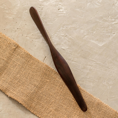 Espátula de madera - Espátula de madera tallada a mano de Nicaragua