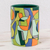 Ceramic decorative vase, 'Mod Geometry' - Ceramic Ornamental Vase with Modern Geometric Design thumbail