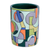 Ceramic decorative vase, 'Mod Geometry' - Ceramic Ornamental Vase with Modern Geometric Design (image 2c) thumbail