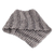 Knit neck warmer, 'Grey Knit' - Black Grey and White Neck Warmer from Costa Rica (image 2d) thumbail