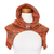 Hooded capelet, 'Orange Modern Cowl' - Orange Knit Hood and Cape Combination from Costa Rica (image 2a) thumbail