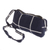 Cotton sling bag, 'Navy To Go' - Navy Blue and White Cotton Plaid Cross Body Sling Bag