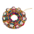 Cotton ornaments, 'Friendship Circle' (pair) - Worry Doll Christmas Ornaments from Guatemala (Set of 2) (image 2b) thumbail