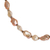 Cultured pearl strand necklace, 'Baroque Glow' - Cultured Pink Baroque Pearl Beaded Necklace with Silver (image 2b) thumbail
