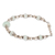 Chalcedony beaded bracelet, 'Aqua Allure' - Aqua Chalcedony and Sterling Silver Beaded Bracelet