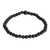 Onyx beaded bracelet, 'Mesoamerican Volcano' - Volcanic Stone and Onyx Beaded Bracelet from Guatemala (image 2c) thumbail