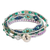 Positive energy bracelet, 'Kind Soul' - Handcrafted Beaded Positive Energy Long Wrap Bracelet