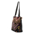 Cotton shoulder bag, 'Geometric Mountains' - Cotton Shoulder Bag with Multicolor Geometric Design (image 2b) thumbail