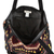 Cotton shoulder bag, 'Geometric Mountains' - Cotton Shoulder Bag with Multicolor Geometric Design (image 2d) thumbail